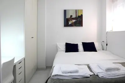 Cama o camas de una habitación en Apartamento Sevilla Centro