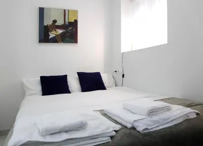 Cama o camas de una habitación en Apartamento Sevilla Centro