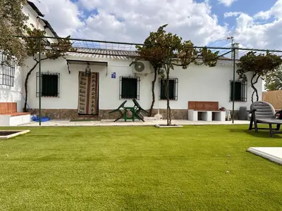 Jardín al aire libre en El Cortijo