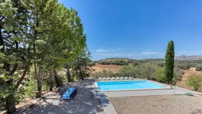 Piscina en o cerca de Cortijo el Contarin Archidona by Ruralidays