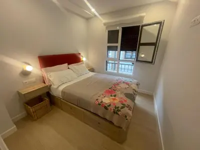 Cama o camas de una habitación en La Casa de Lineros