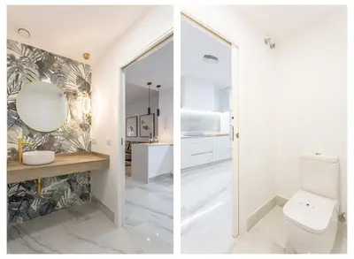 Un baño de Bernaldez Suite - Vacacional Sevilla