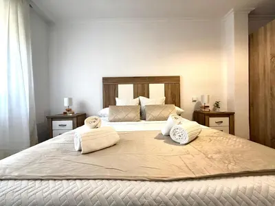 Cama o camas de una habitación en El Madroñal