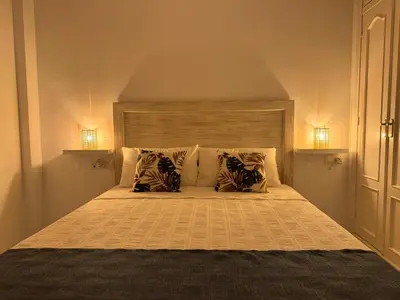 Cama o camas de una habitación en Apartamento Patio de la Calleja
