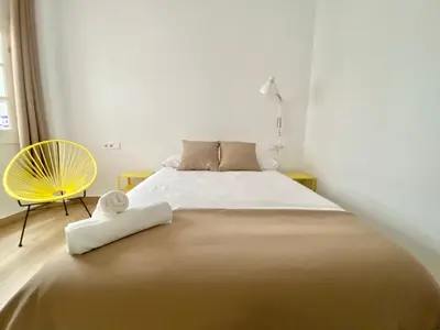Cama o camas de una habitación en Balcón de la Paz