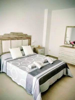 Cama o camas de una habitación en Gracia apartment