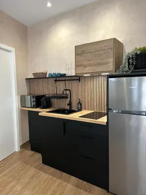 Una cocina o zona de cocina en Wanderlust Loft