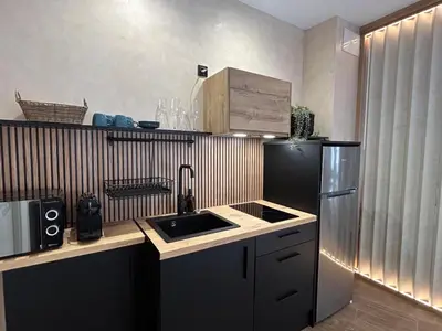 Una cocina o zona de cocina en Wanderlust Loft
