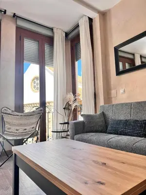 Zona de estar de Wanderlust Loft
