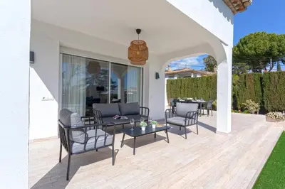 Zona de estar de Genteel Home Villa El Brillante