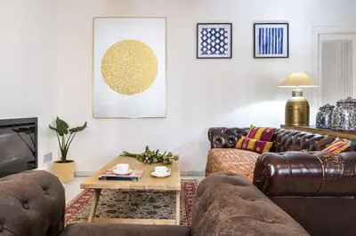 Zona de estar de MonKeys Apartments Alameda House & Terrace