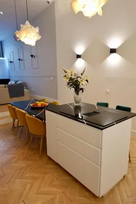 Plano de Amplio apartamento a 5 min de San Luis, luminoso y cómodo