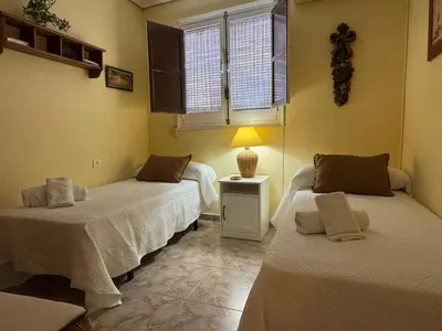 Cama o camas de una habitación en Apartamento La Piconera de Santa Marina