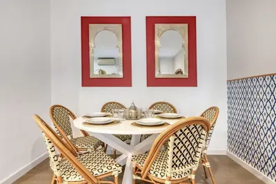 Plano de Apt City Center,Luxury decoration,20min to Cathedral of Cordoba