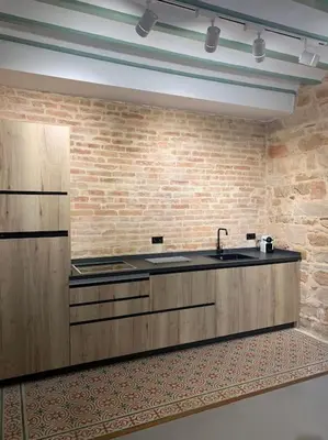 Una cocina o zona de cocina en Casa del Párroco