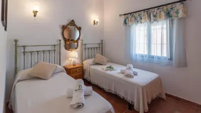 Cama o camas de una habitación en Casa Rural Antonio y Esperanza by Ruralidays