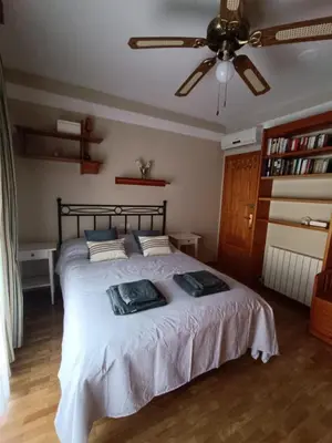 Cama o camas de una habitación en Casa Caballero de la Rosa