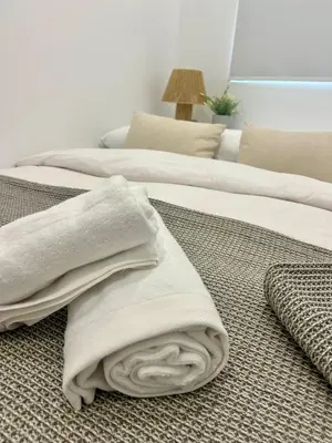 Cama o camas de una habitación en Apartamento Turístico Centro Antequera B