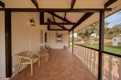 Un balcón o terraza de Casa de campo, Antequera