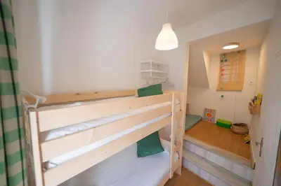 Cama o camas de una habitación en Apartamento en el barrio de la Alameda de Hercules