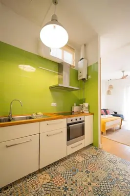 Una cocina o zona de cocina en Apartamento en el barrio de la Alameda de Hercules