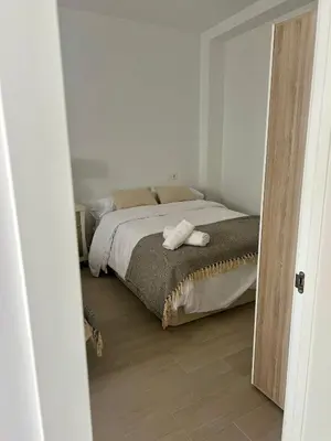 Cama o camas de una habitación en Apartamento Turístico Antequera Centro