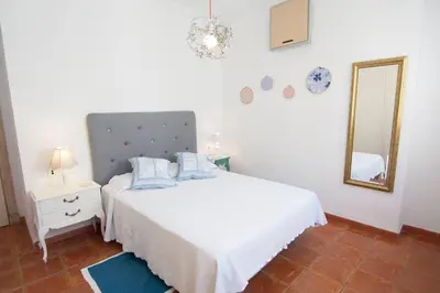 Cama o camas de una habitación en Apartamento El Patio de Ezequiel