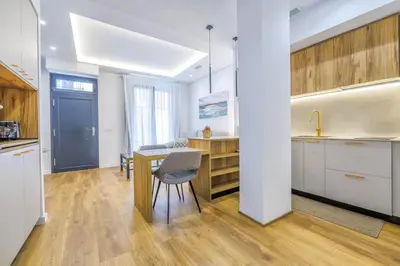 Una cocina o zona de cocina en Apartamento La Victoria & Centro & Parking