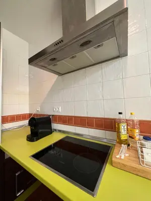 Una cocina o zona de cocina en Apartamentos Sevilla Deluxe Rosales