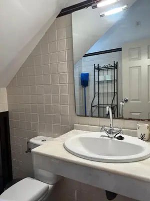 Un baño de Apartamentos Sevilla Deluxe Rosales
