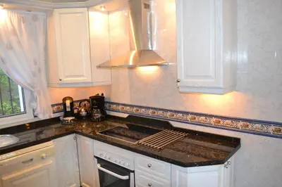 Una cocina o zona de cocina en Villa Las Golondrinas