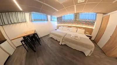 Cama o camas de una habitación en Mirasierra