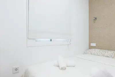 Cama o camas de una habitación en Centro Luminoso Terraza