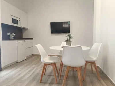 Una cocina o zona de cocina en Loft Plaza