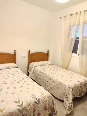 Cama o camas de una habitación en DAZA Rural con Piscina Salada