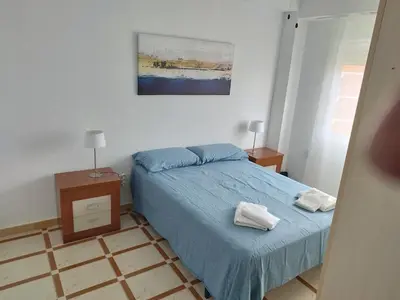 Cama o camas de una habitación en La posada cordobesa II