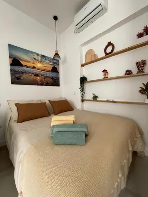 Cama o camas de una habitación en Vivir Arpisama