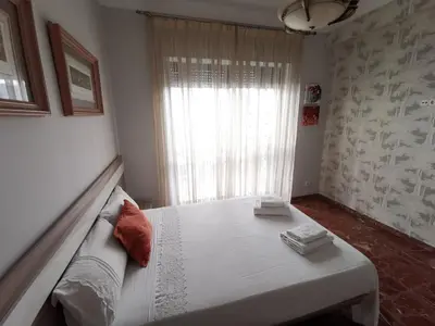 Cama o camas de una habitación en Eduardo Lucena 5, Mezquita