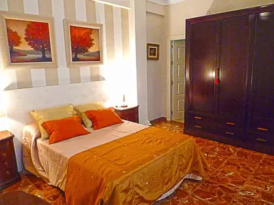 Cama o camas de una habitación en Eduardo Lucena 5, Mezquita
