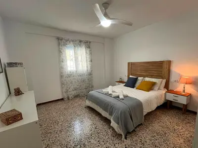 Cama o camas de una habitación en Casa Jazmín