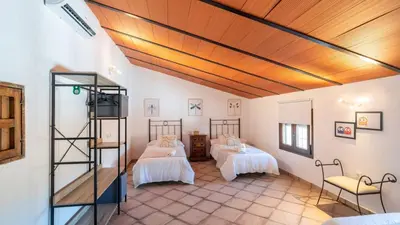Cama o camas de una habitación en El Pajar de Casablanca by Ruralidays
