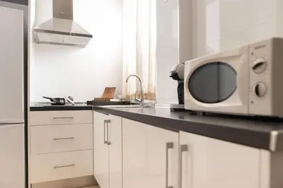 Una cocina o zona de cocina en Alohamundi Lumbreras VI