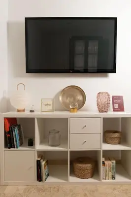 Biblioteca en el apartamento