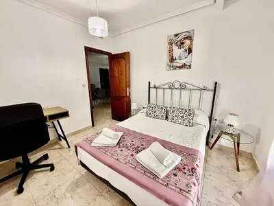 Cama o camas de una habitación en El Rincón de Carmen