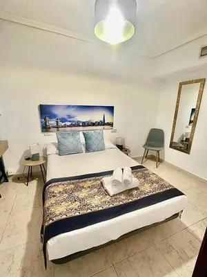 Cama o camas de una habitación en El Rincón de Carmen