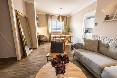 Zona de estar de Apartamento tranquilo 