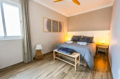 Cama o camas de una habitación en Apartamento tranquilo 