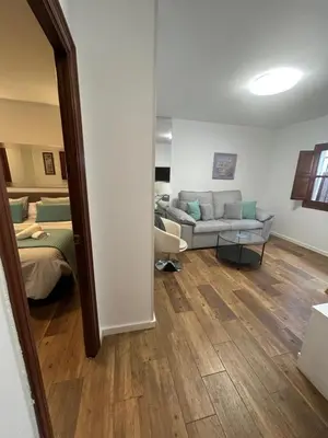 Cama o camas de una habitación en Apartamento Marques del Villar