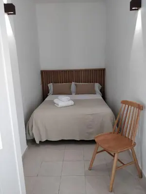 Cama o camas de una habitación en Apartamento Los Cascabeles