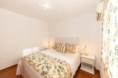 Cama o camas de una habitación en Casa de la Albolafia